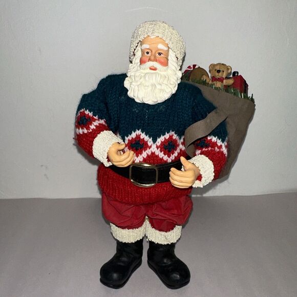 World Bazaars Inc Clothique Possible DreamsUgly Sweater Contestant Santa Claus - Picture 1 of 8